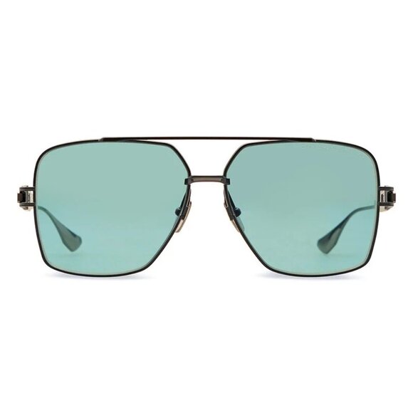 NEW  DITA SUNGLASSES BLACK SILVER AVIATOR MEN EYEWEAR DITA - Picture 2 of 4